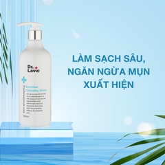 Nước tẩy trang làm sạch sâu và cân bằng da Dr.Lavic Sensitive Cleansing Water 500ml DR802