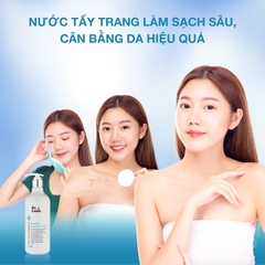 Nước tẩy trang làm sạch sâu và cân bằng da Dr.Lavic Sensitive Cleansing Water 500ml DR802