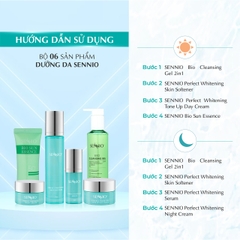 Bộ 06 sản phẩm tái sinh, phục hồi da căng bóng Sennio - SENNIO SNO 833