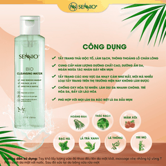 Bộ ba sản phẩm chăm sóc da làm sạch sâu bảo vệ hàng rào da, cân bằng pH cho da ngăn ngừa mụn Sennio Dành cho da khô, nhạy cảm, da dầu SNO 648-31
