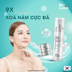 Bộ đôi sản phẩm tái sinh phục hồi da nám - giảm thâm mụn - tàn nhang - 9X MELASMA DR.LAVIC - DR975