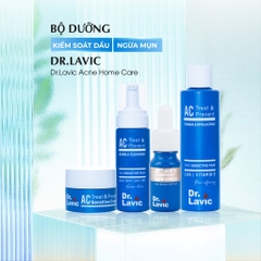 Bộ 4 sản phẩm ngừa mụn Dr.Lavic Acne Home Care kiểm soát dầu sử dụng tại nhà DR961