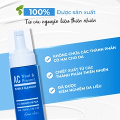 Bọt rửa mặt ngừa mụn Dr.Lavic AC Treat & Prevent Bubble Cleanser kiểm soát dầu ngăn ngừa mụn tái phát 150ml DR956