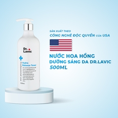 Nước hoa hồng cấp ẩm dưỡng sáng da Dr.Lavic Hydra Balance Toner 500ml DR804
