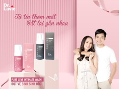 Dung dịch vệ sinh phụ nữ Dr.Lavic Pure Love Intimate Wash For Her dạng bọt sạch thơm mát 100ml DR940