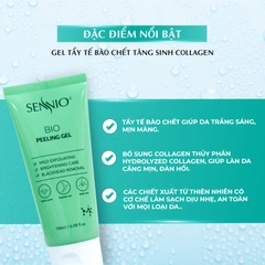 Gel tẩy tế bào chết mặt bổ sung Collagen Sidumi Premium Collagen Peeling làm sạch sâu, phù hợp cho da dầu mụn 180ml  Sennio SNO 844