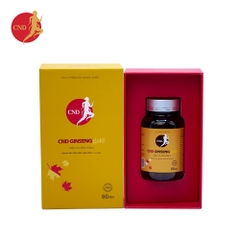 Viên nhân sâm CND GINSENG Gold tăng cường sức khoẻ, nâng cao sức đề kháng, giảm mệt mỏi, giúp tỉnh táo