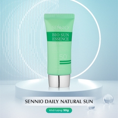 Tinh chất chống nắng, chống ánh sáng xanh dưỡng trắng da căng bóng, ngừa thâm mụn sạm nám SPF50++++ Sennio Bio Sun Essence SNO 825