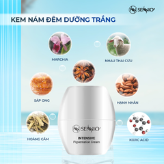 KEM ĐÊM LÀM MỜ NÁM TRẮNG DA SENNIO  Sennio Intensive Pigmentation Cream - SENNIO SNO 810