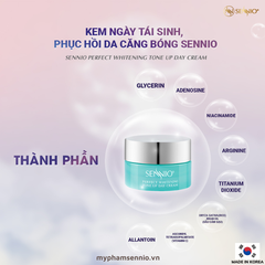 Kem dưỡng ẩm tái tạo phục hồi da căng bóng ban ngày SENNIO Perfect Whitening Day Cream 30G - SNO 829