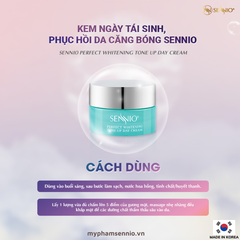 Kem dưỡng ẩm tái tạo phục hồi da căng bóng ban ngày SENNIO Perfect Whitening Day Cream 30G - SNO 829