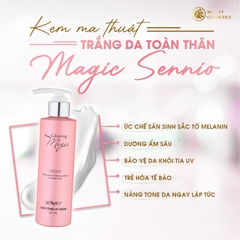 Kem body Sennio Glowing Magic Body Tone Up Cream dưỡng trắng da toàn thân 1000ml SNO 505