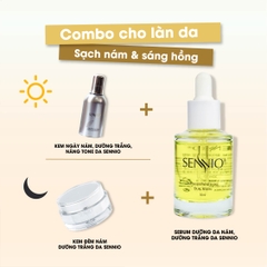 Kem dưỡng da nám Sennio Whitening Tone Up Cream  ban ngày dưỡng trắng da chống lão hoá 50ml SNO 807