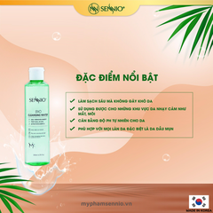 Nước tẩy trang làm sạch sâu Sennio Bio Cleansing Water 200ml SNO 836