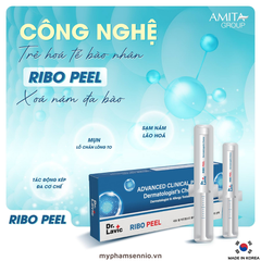 Serum Ribo Peel Dr.Lavic dưỡng trắng da, ngừa mụn, mờ nám 1.5g DR968