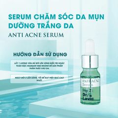 Serum Chăm Sóc Da Mụn Dưỡng Trắng Da Công Nghệ USA DR.LAVIC Anti Acne Serum Step 2 10ML - DR904