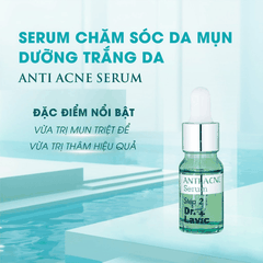 Serum Chăm Sóc Da Mụn Dưỡng Trắng Da Công Nghệ USA DR.LAVIC Anti Acne Serum Step 2 10ML - DR904