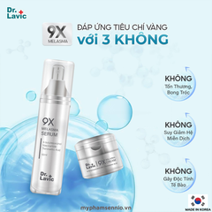 Bộ đôi sản phẩm tái sinh phục hồi da nám - giảm thâm mụn - tàn nhang - 9X MELASMA DR.LAVIC - DR975