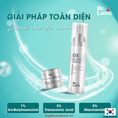 Bộ đôi sản phẩm tái sinh phục hồi da nám - giảm thâm mụn - tàn nhang - 9X MELASMA DR.LAVIC - DR975