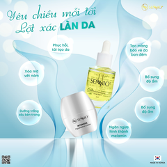 Bộ 2 sản phẩm dưỡng trắng da mờ thâm nám, tàn nhang, chống lão hoá ban đêm Sennio  Set 2 SNO 660-24