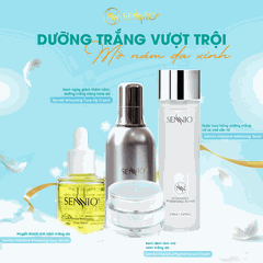 Bộ 5 sản phẩm nám trắng da sennio mờ sạm nám - giảm thâm mụn, dưỡng trắng da  - Intensive Pigmenttation Treatment Set 5  - SENNIO SNO 660-52