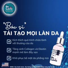 Bộ 06 sản phẩm chăm sóc da toàn diện phục hồi da yếu nổi mao mạch da nhiễm corticoid - Da peel, lăn kim... SENNIO DR.LAVIC SNO 663-61