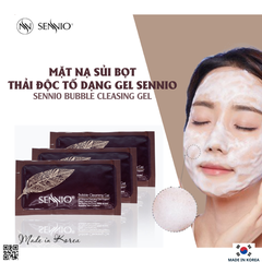 Bộ đôi sản phẩm tẩy trang thải độc tố làm sạch sâu bảo vệ hàng rào da, cân bằng pH cho da ngăn ngừa mụn Sennio Dành cho da khô, nhạy cảm, da dầu SNO 648-21