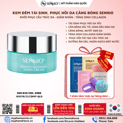 Kem đêm tái sinh, phục hồi da căng bóng - Sennio Perfect Whitening Night Cream - SENNIO SNO 830