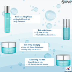 Bộ 04 SP tái sinh, phục hồi da căng bóng Sennio - SENNIO SNO 832