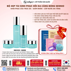Bộ 04 SP tái sinh, phục hồi da căng bóng Sennio - SENNIO SNO 832