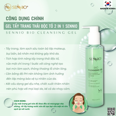 Bộ 06 sản phẩm tái sinh, phục hồi da căng bóng Sennio - SENNIO SNO 833