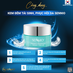 Bộ 06 sản phẩm tái sinh, phục hồi da căng bóng Sennio - SENNIO SNO 833