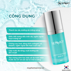 Tinh chất tái sinh, phục hồi da căng bóng - Sennio Perfect Whitening Serum - SENNIO SNO 828