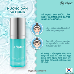 Tinh chất tái sinh, phục hồi da căng bóng - Sennio Perfect Whitening Serum - SENNIO SNO 828