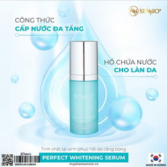 Tinh chất tái sinh, phục hồi da căng bóng - Sennio Perfect Whitening Serum - SENNIO SNO 828