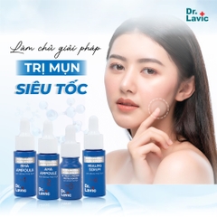 Bộ dưỡng da bảo vệ da giảm mụn chuyên nghiệp Dr.Lavic Bio Active Film công nghệ màng sinh học - DR960