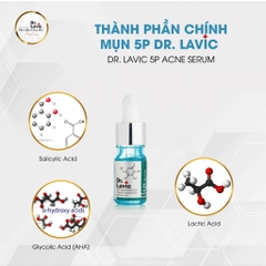 Serum Giảm Mụn Chăm Sóc Da, Thông Tuyến Bã, Tái Tạo Tuyến Bã Nhờn, Đẩy Mụn Dr.Lavic 5P Ance Serum DR907