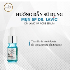 Serum Giảm Mụn Chăm Sóc Da, Thông Tuyến Bã, Tái Tạo Tuyến Bã Nhờn, Đẩy Mụn Dr.Lavic 5P Ance Serum DR907