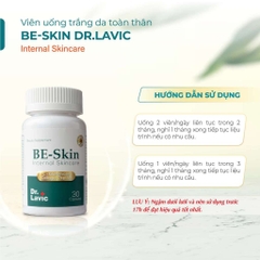 Viên Uống Trắng Da Toàn Thân Đẹp Da Bổ Sung Vitamin C - Glutathione - Collagen BE - SKIN DR.LAVIC 30 VIÊN/HỘP DR931