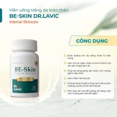 Viên Uống Trắng Da Toàn Thân Đẹp Da Bổ Sung Vitamin C - Glutathione - Collagen BE - SKIN DR.LAVIC 30 VIÊN/HỘP DR931