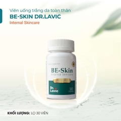 Viên Uống Trắng Da Toàn Thân Đẹp Da Bổ Sung Vitamin C - Glutathione - Collagen BE - SKIN DR.LAVIC 30 VIÊN/HỘP DR931
