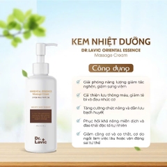 Kem nhiệt dưỡng giảm tắc nghẽn lưu thông giảm đau nhức tê bì Dr.Lavic 250ml DR978