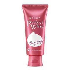 Sữa Rửa Mặt Làm Sạch Sâu, Sáng Hồng Senka Perfect Whip Berry Bright 100g
