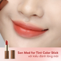 Son Thỏi Lì Dưỡng Mềm Mượt Hàn Quốc Tinchew Mad For Tint Color Stick 3.5g