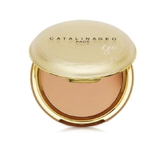 Phấn phủ trang điểm siêu mịn Geo Lamy Catalina Golden Pact Hàn Quốc 22g