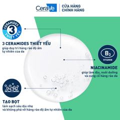 Sữa Rửa Mặt Da Cho Da Dầu CeraVe Foaming Facial Cleanser Oily Skin 473ml