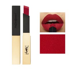 Son YSL The Slim Leather-Matte Lipsick #21 Rouge Paradoxe - Màu Đỏ Ruby 2.2g