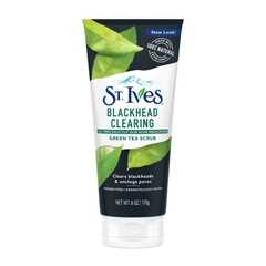 Tẩy Tế Bào Chết St.Ives Chiết Xuất Trà Xanh Ngừa Mụn Blackhead Clearing Scrub Green Tea 170g