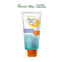 Serum Dưỡng Thể Chống Nắng Kháng Bụi Bioré UV Anti-Pollution Body Care Serum SPF 50+/PA+++ 150ml