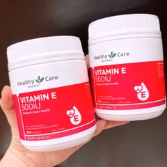Viên uống bổ sung Vitamin E Healthy Care 500IU 200v